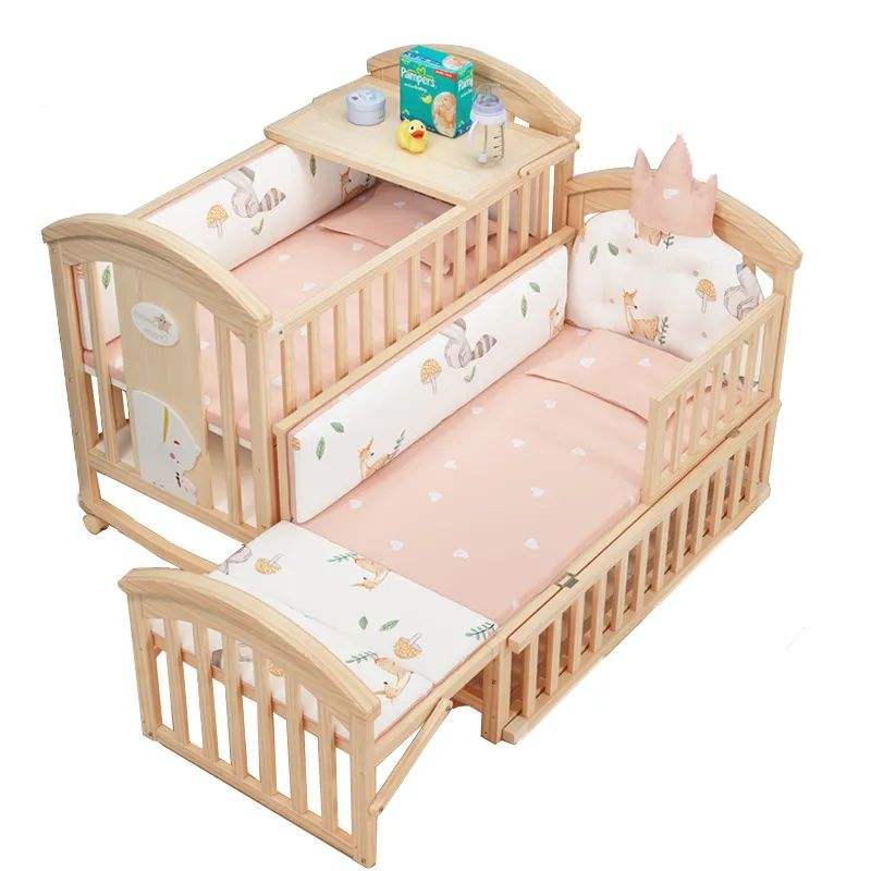 Baby Products For Newborn - Neues Produkt: Weißes Beistellbett für Mädchen,