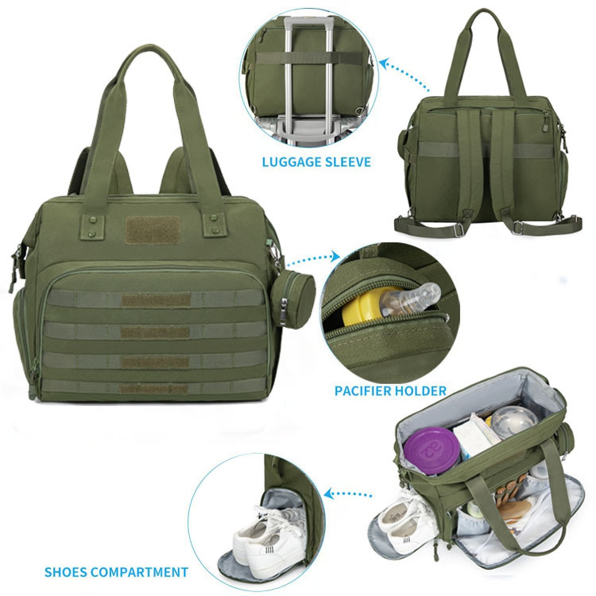 Große Wickeltasche, wasserdich – Diaper Bag Backpack Bewertung und Preis